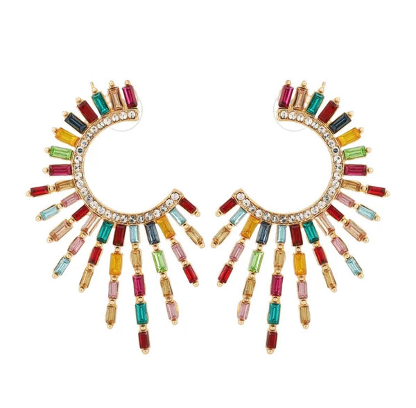 Aria Rhinestone Earrings