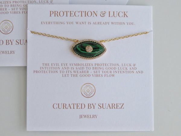 Diamond Evil Eye Necklace