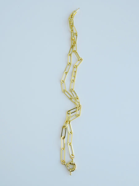 Spring Clasp Charm Bar Necklaces