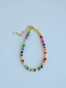 Beaded Charm Bar Bracelets