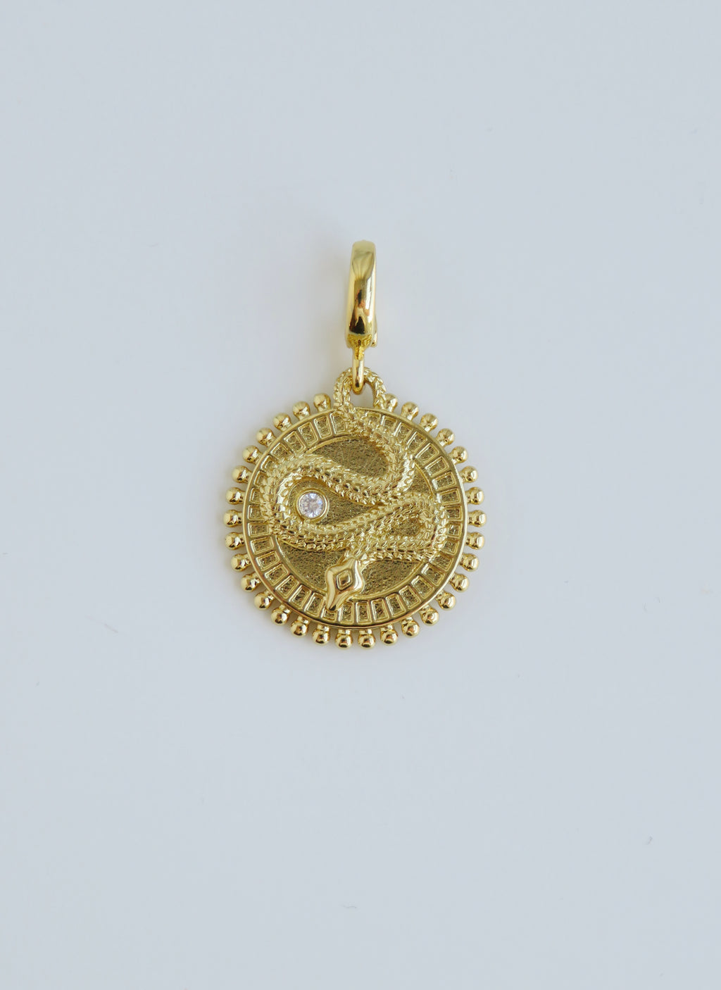 Serpent Charms with Hinged Clasp