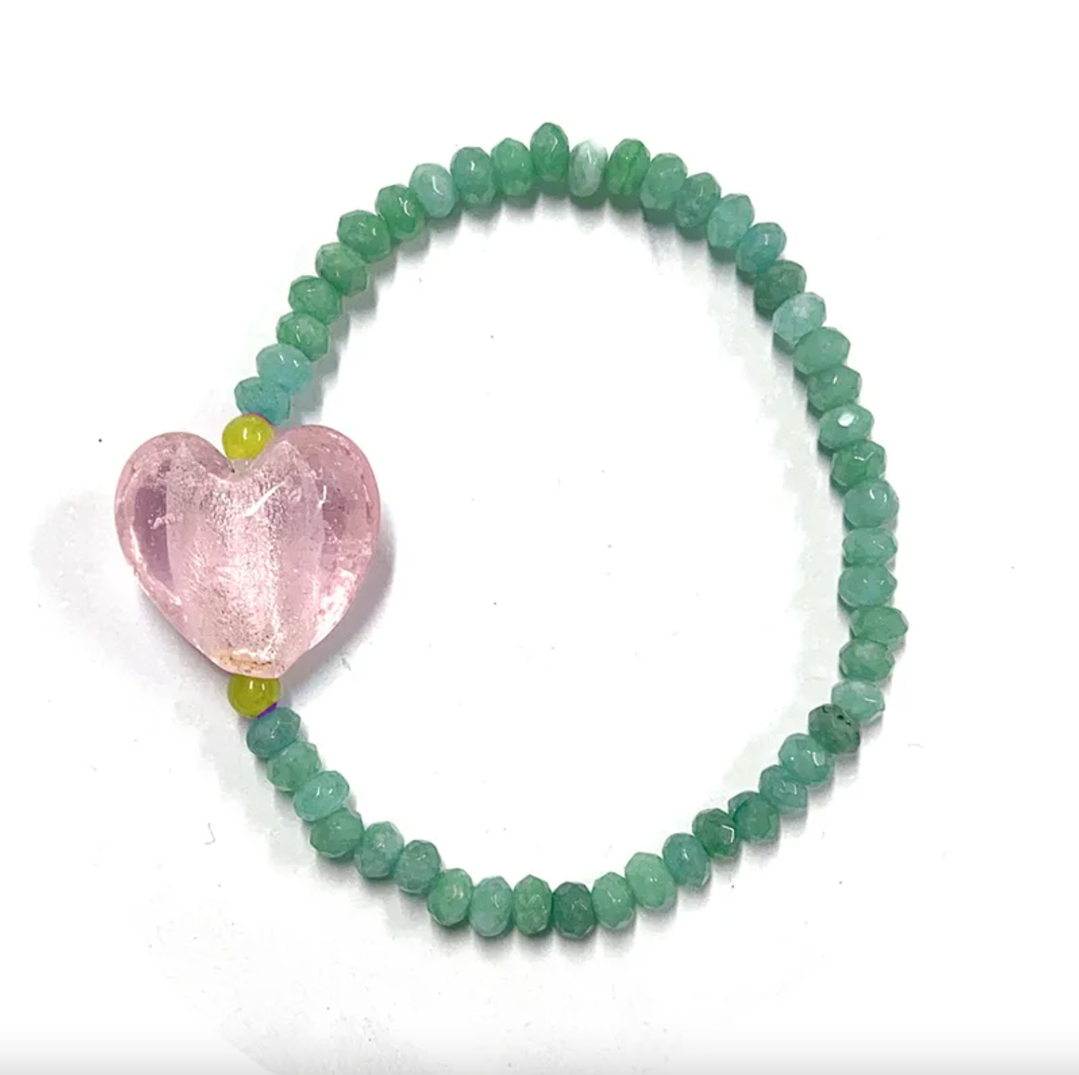 Heart Stretch Beaded Bracelet