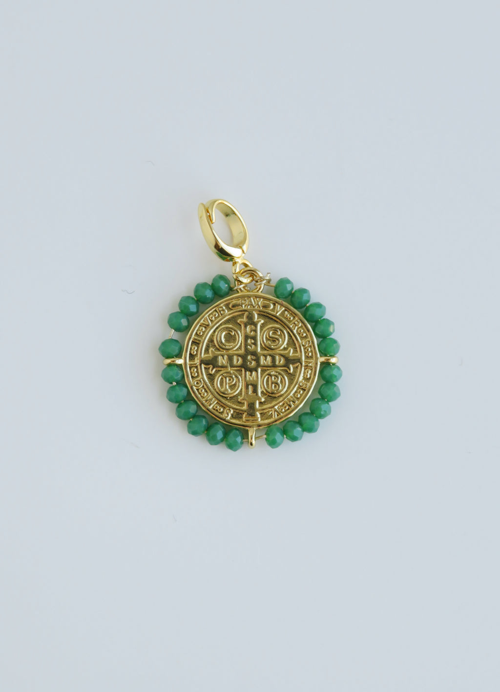 Enamel Religious Charms - Hinged Clasp