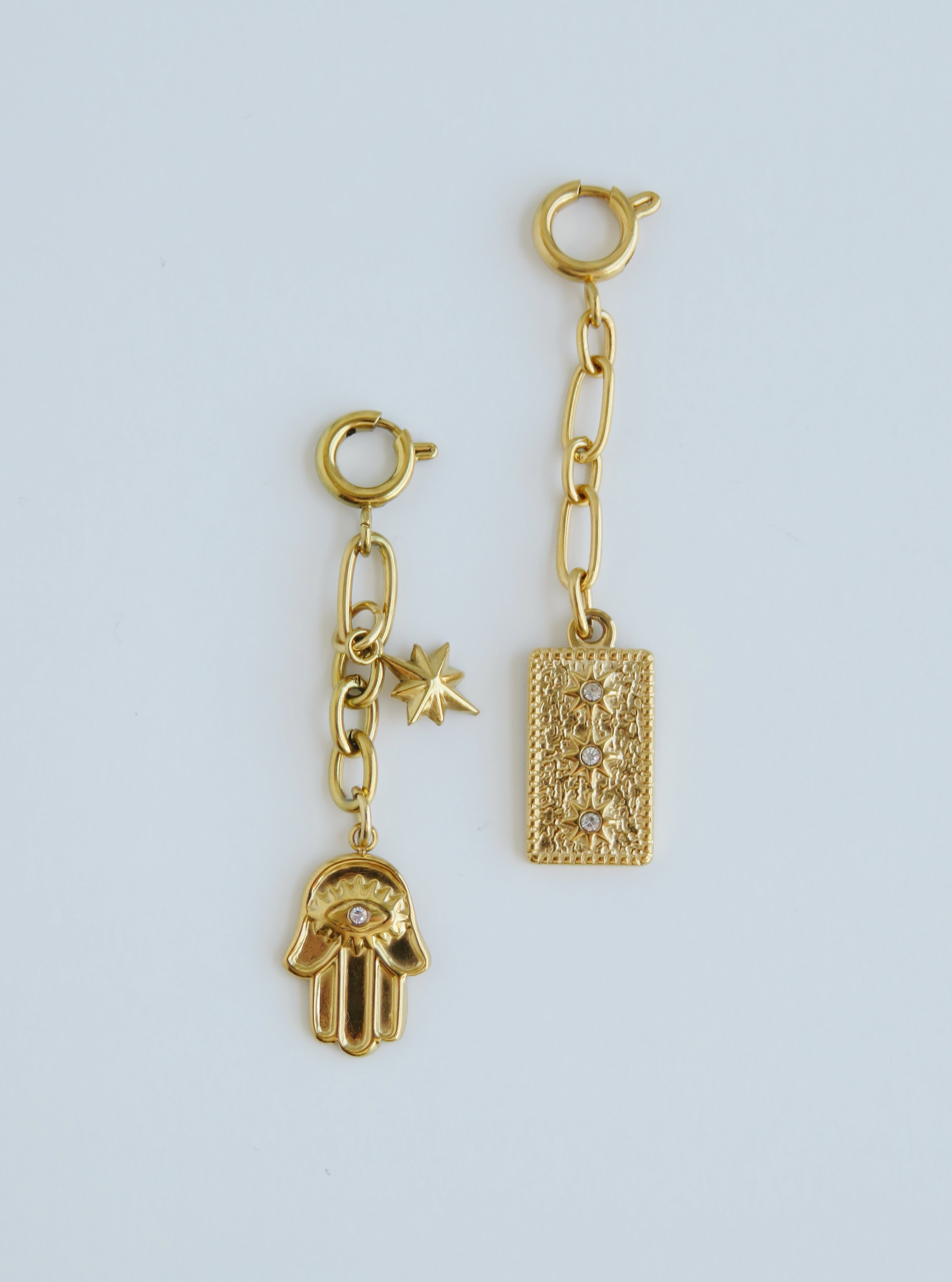 Symbolic Chain Charms - Spring Clasp