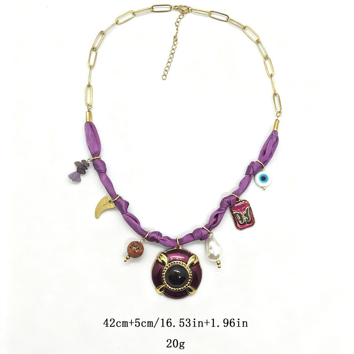 Milan Scarf Charm Necklace