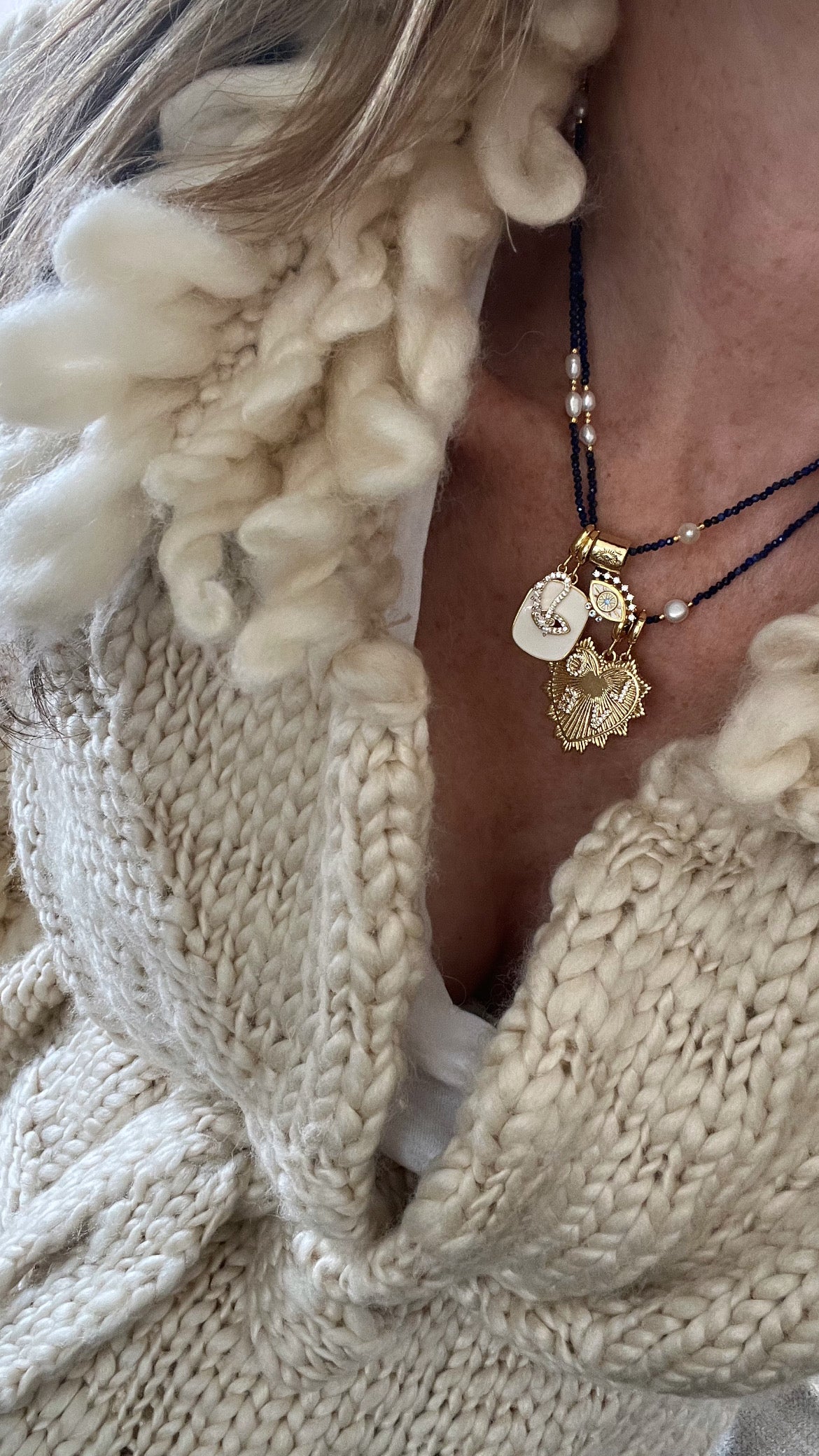 Embrace LOVE Within -  Heart Pendants