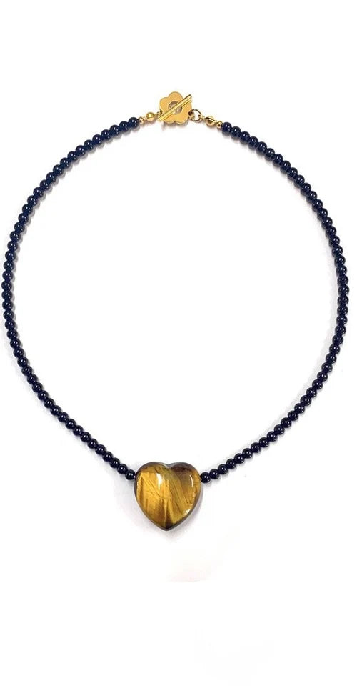 Ardsley Heart Beaded Necklace
