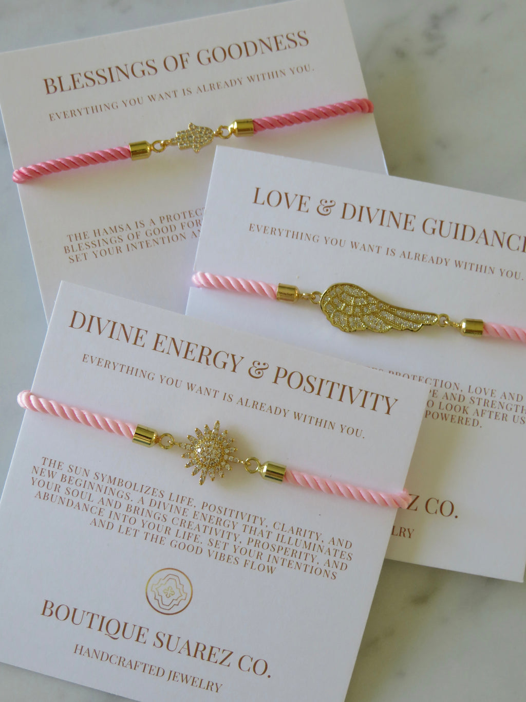 Pink Cord Bracelet