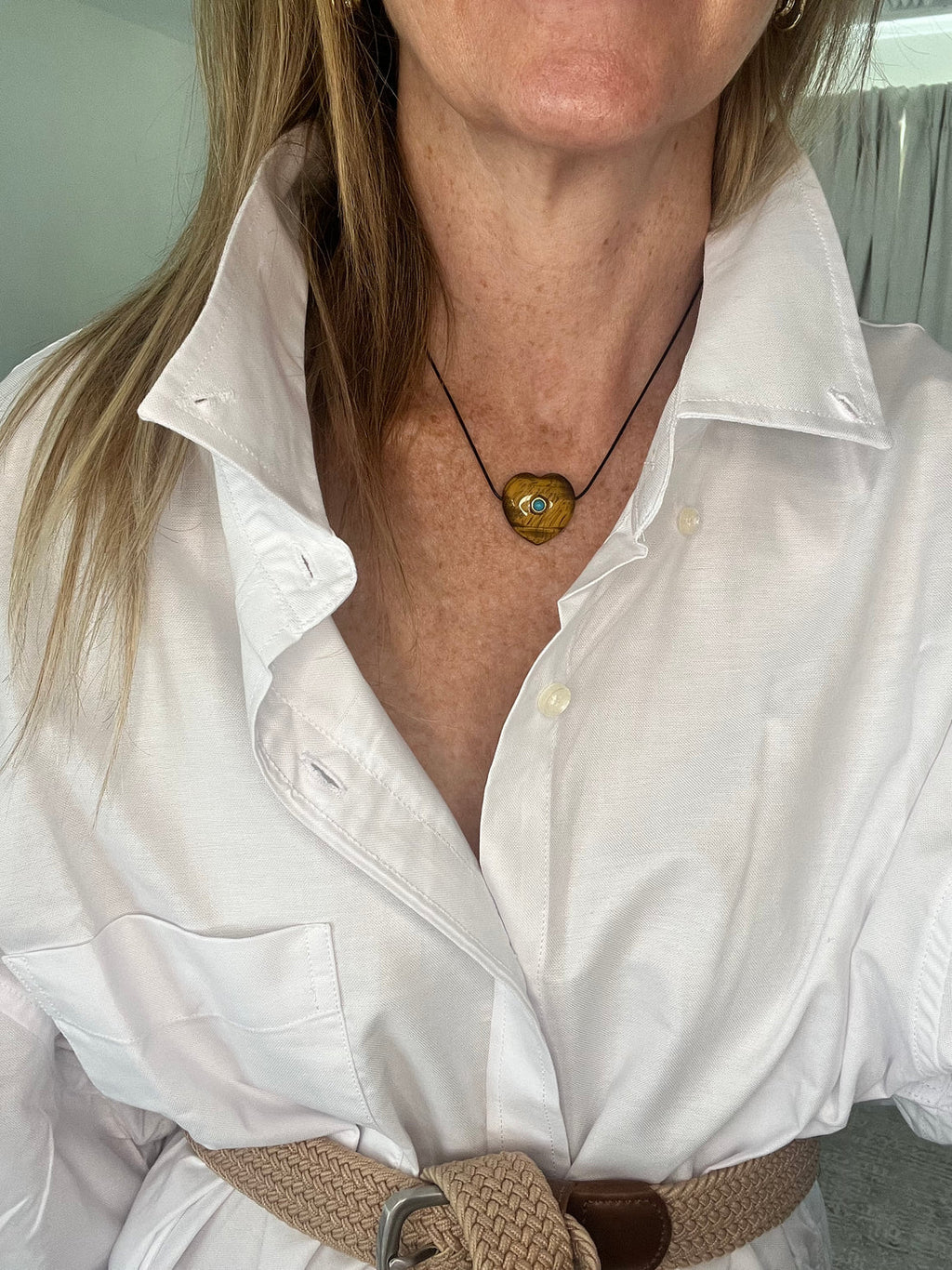 Seacliff Heart Cord Necklace
