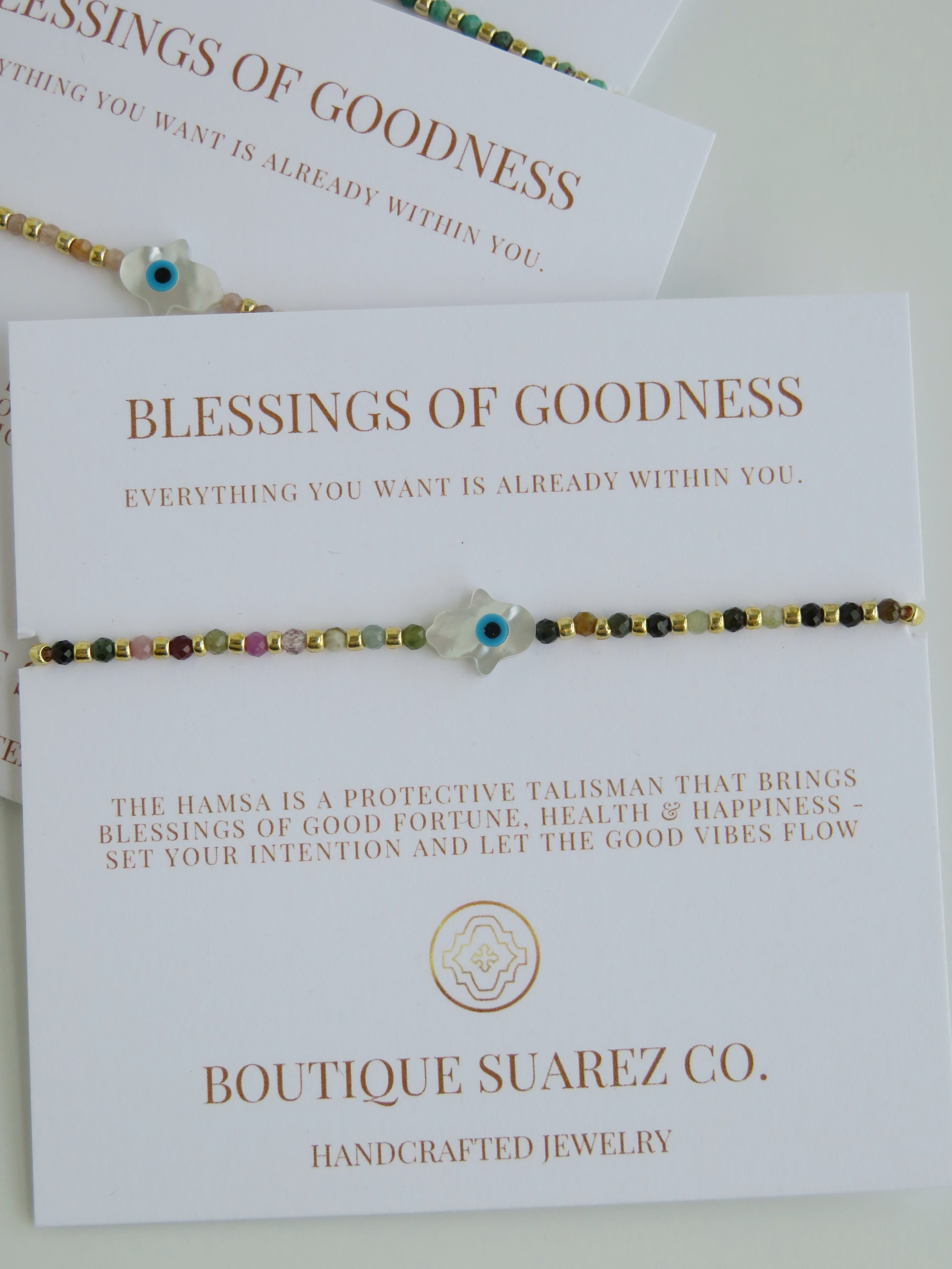 Pearl Hamsa Bracelet