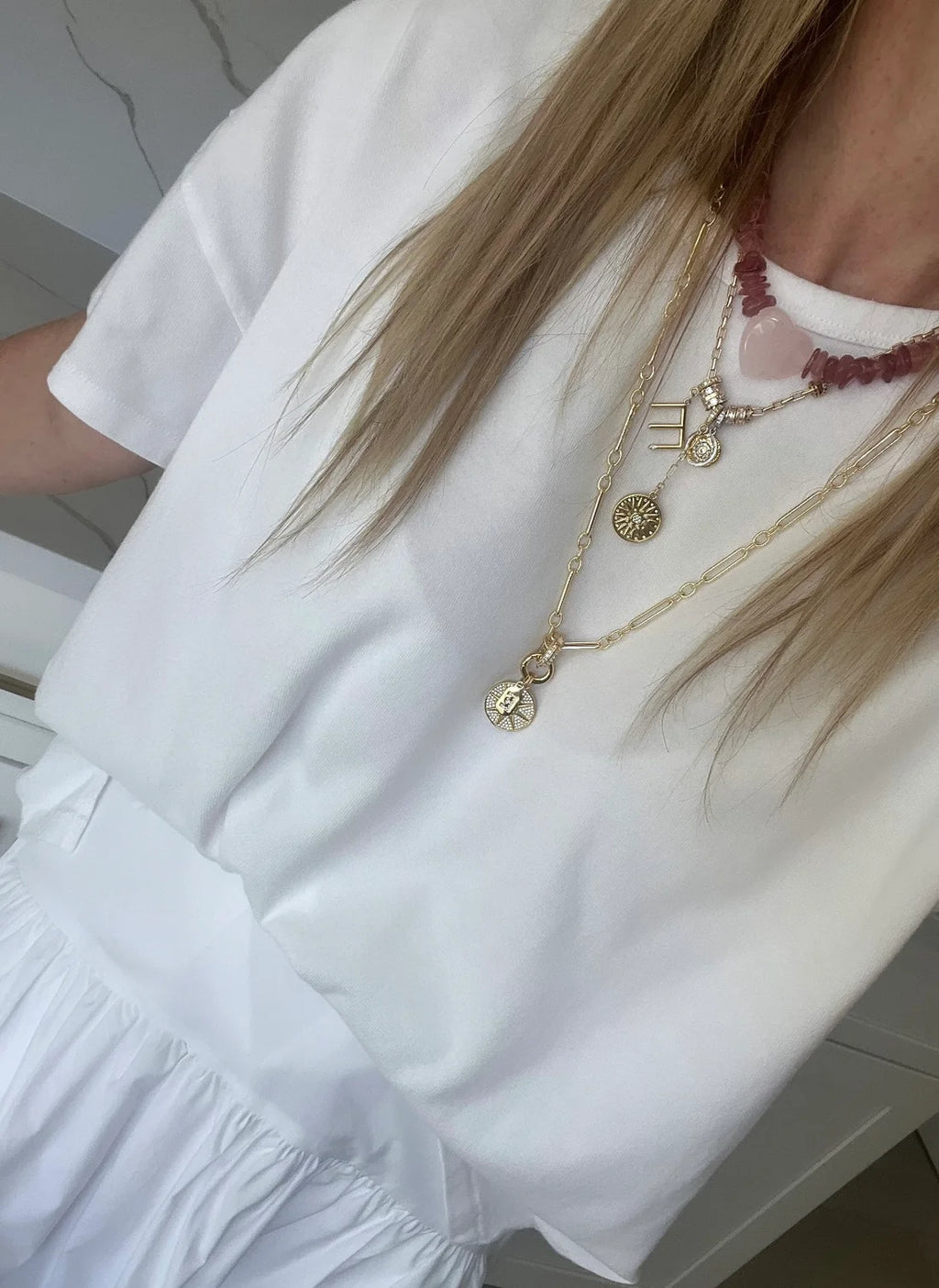 Kismet Beaded Heart Necklace