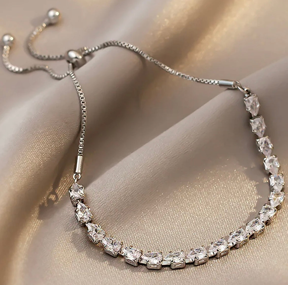 Adjustable Diamond Bracelet