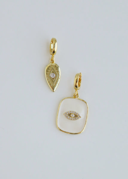 Protect Your Energy - Evil Eye Charms with Hinged Clasp