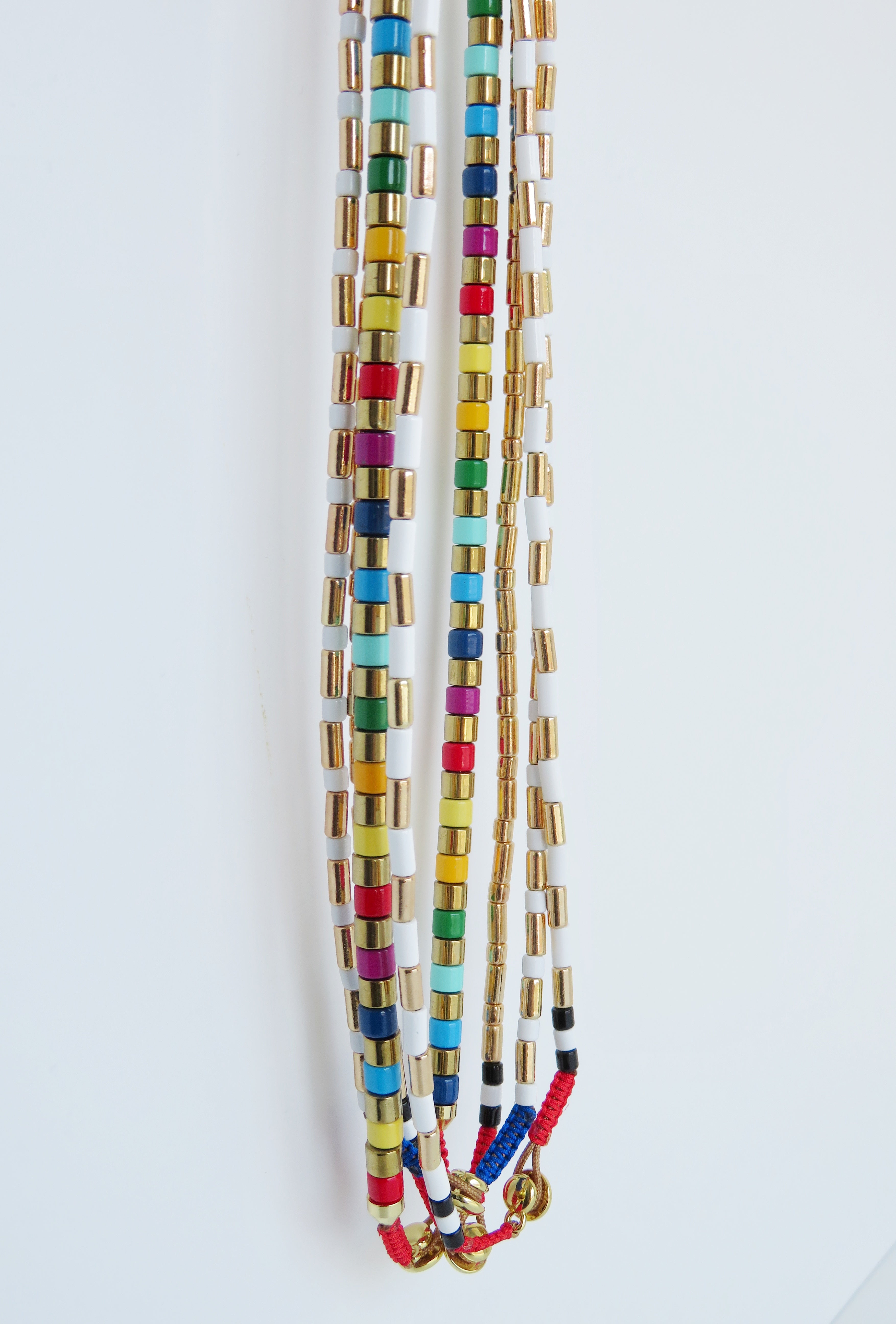 Stella Enamel Tube Necklaces
