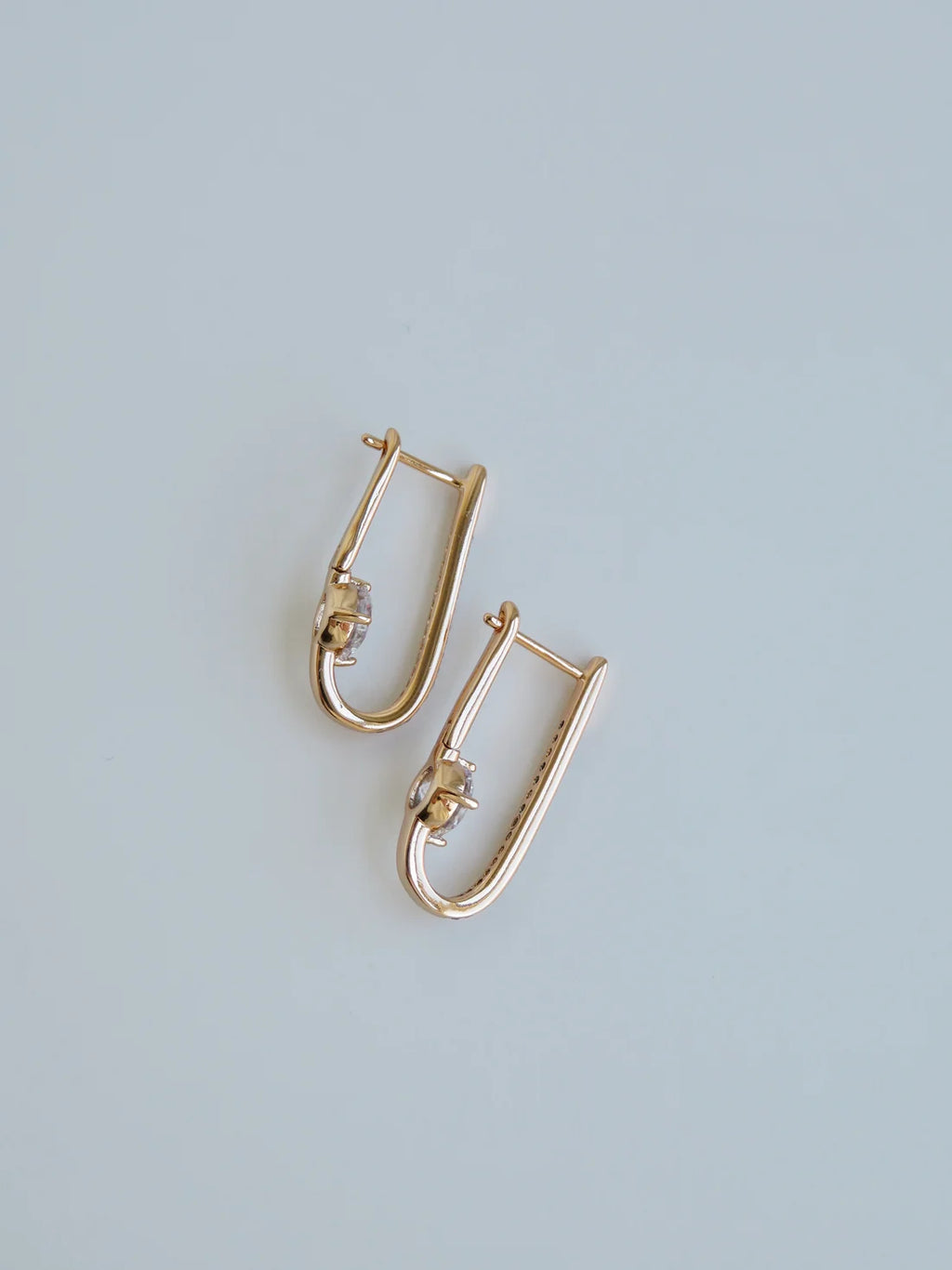 Diamond Rose Gold Earrings