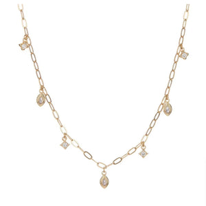 Diamond Dangler  Necklace