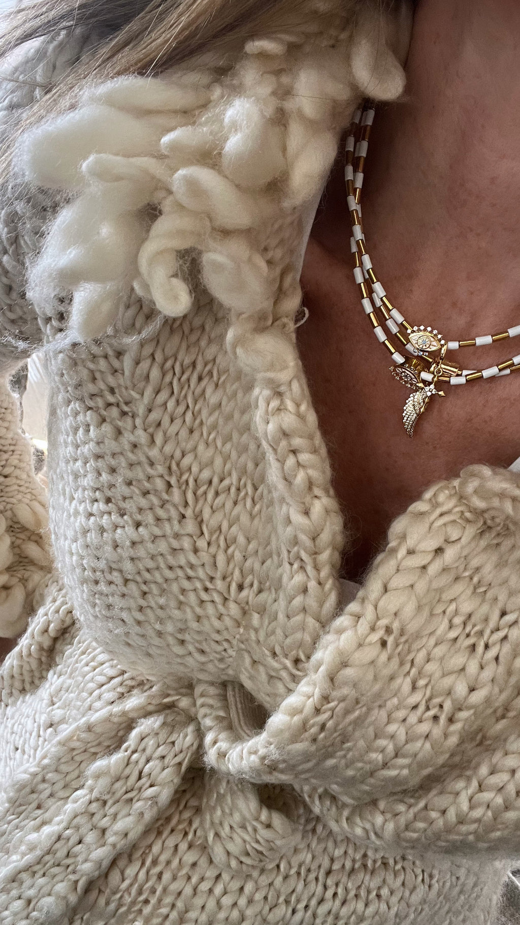 Divine Guidance - Angel Wing Charm with Hinged Clasp