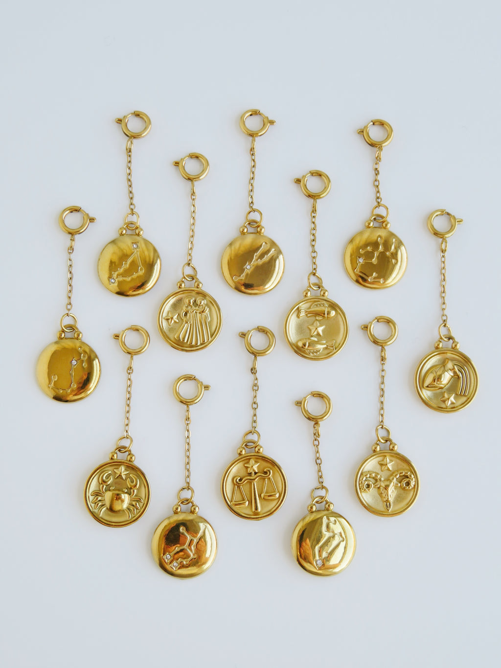 Zodiac Chain Charms - Spring Clasp