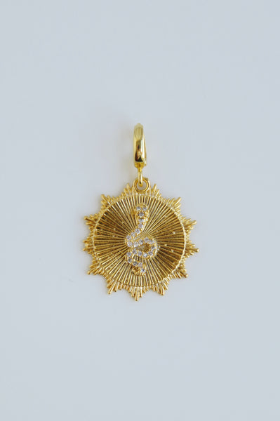 Sunburst Charms with Hinged Clasp