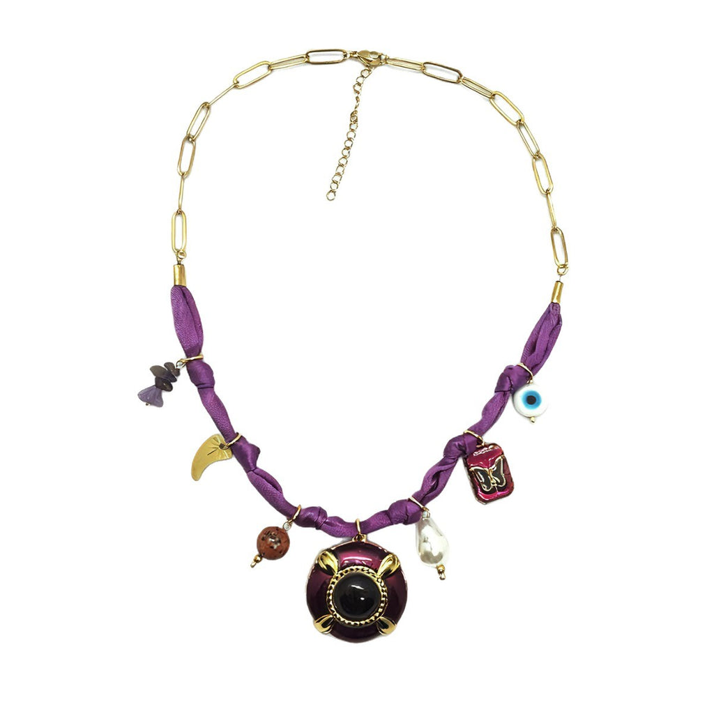 Milan Scarf Charm Necklace
