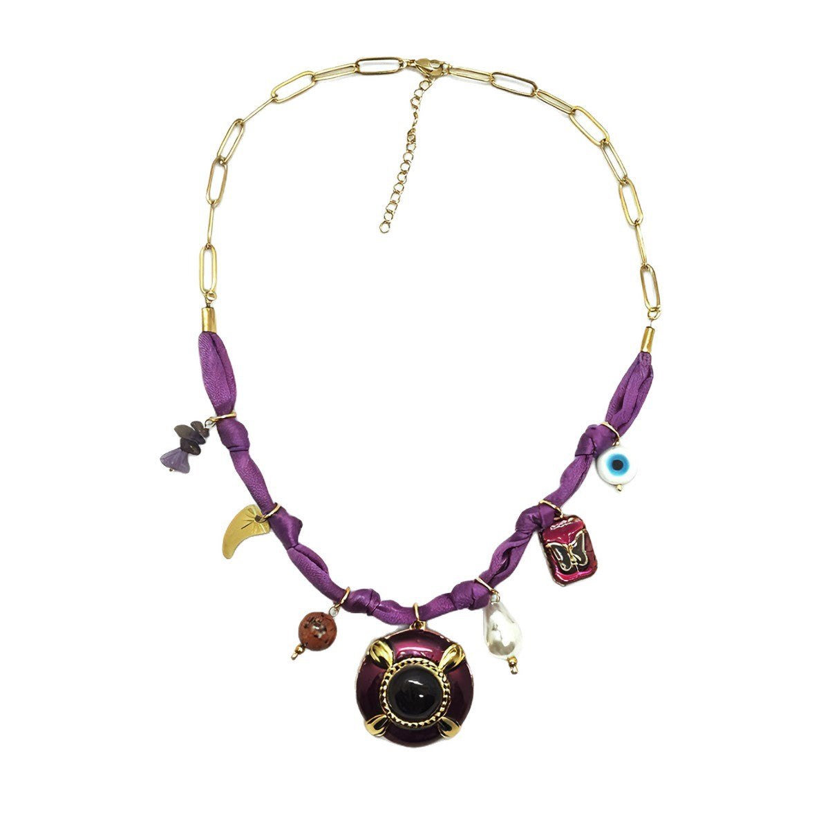 Milan Scarf Charm Necklace