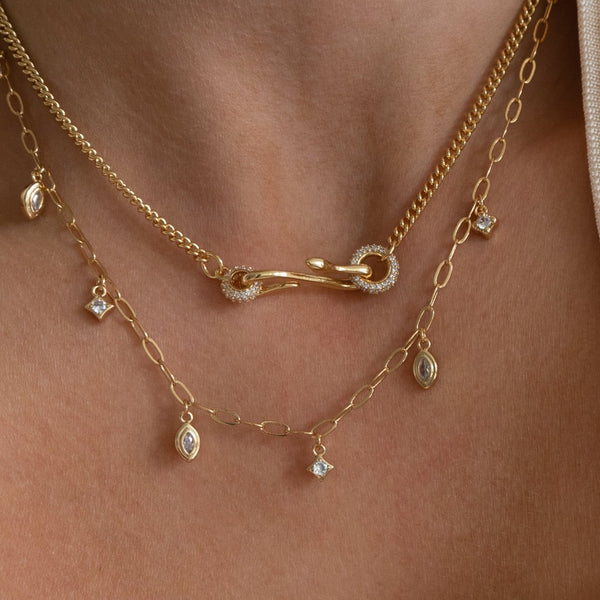 Diamond Dangler  Necklace