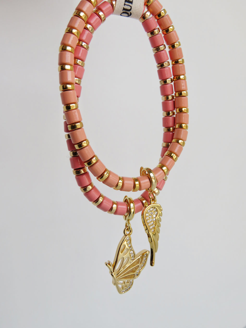 Enamel Stretch Bracelets  - Add Clip Charms