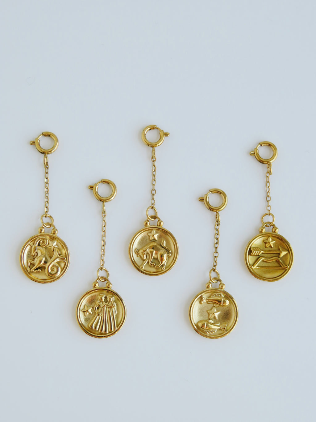 Zodiac Chain Charms - Spring Clasp