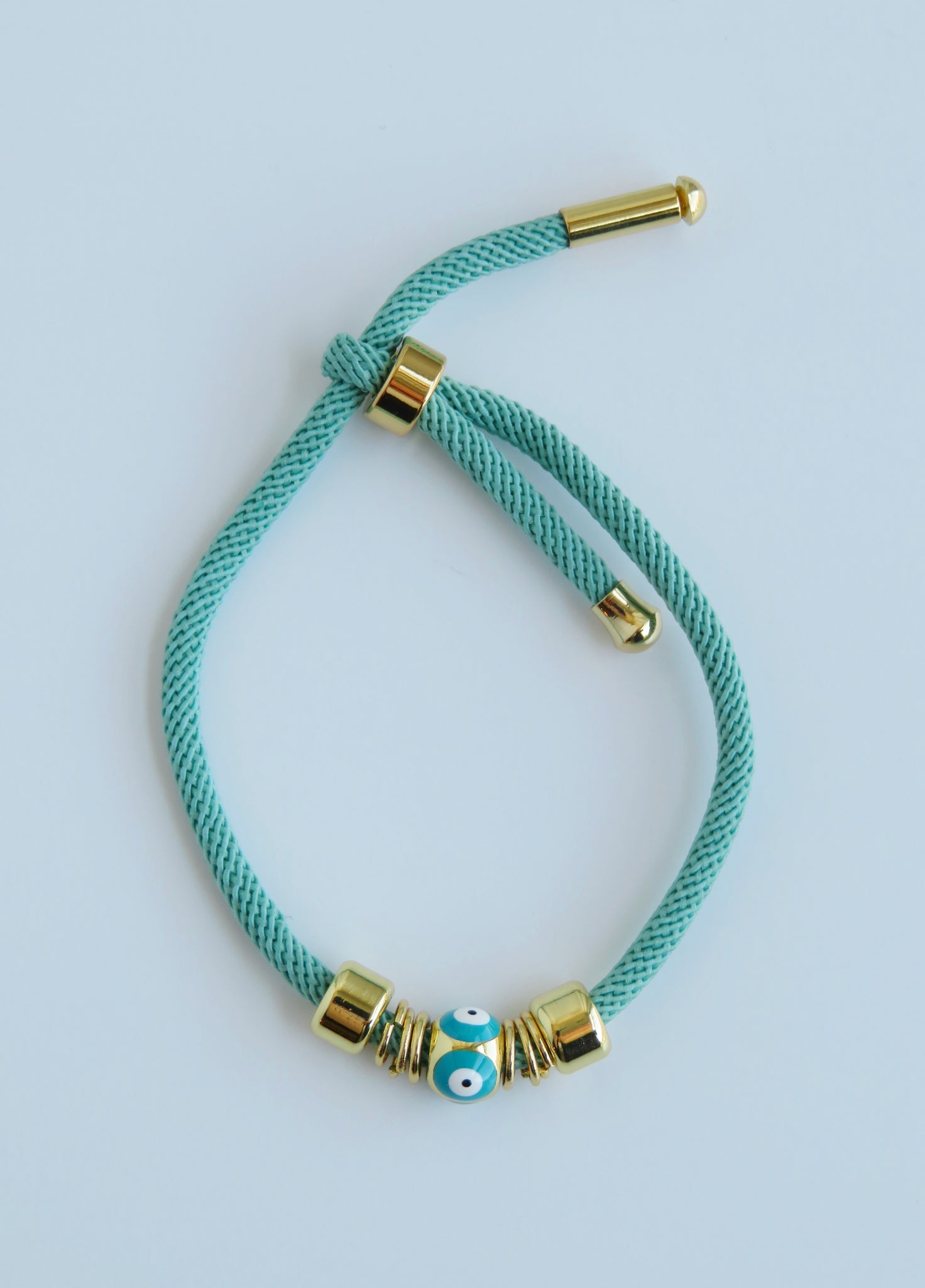 Aqua Evil Eye Bracelet