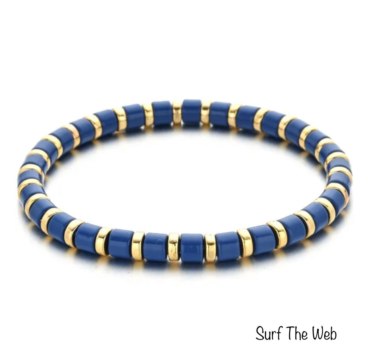 Enamel Stretch Bracelets  - Add Clip Charms