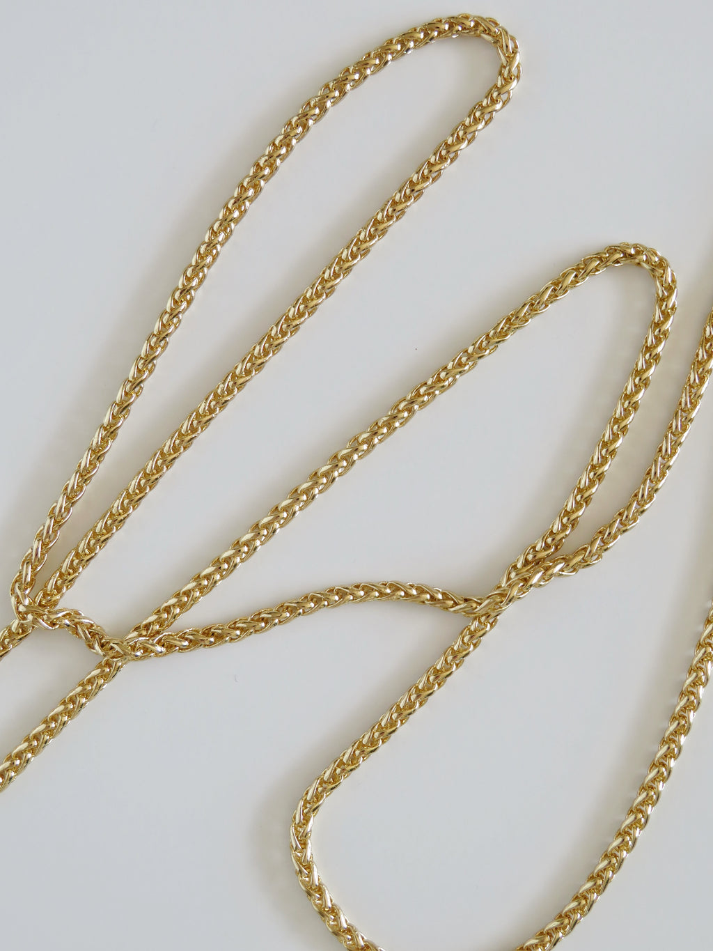 Wheat Link Necklaces - 14k Gold Plated