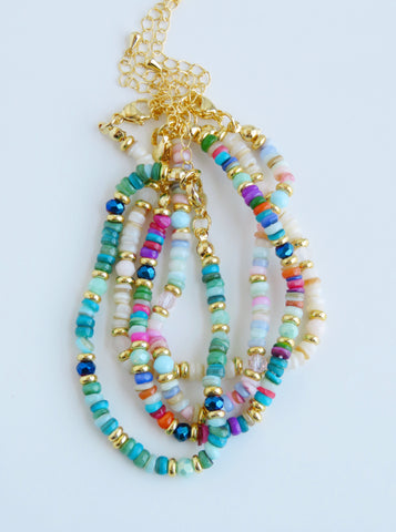 Beaded Link Bracelets