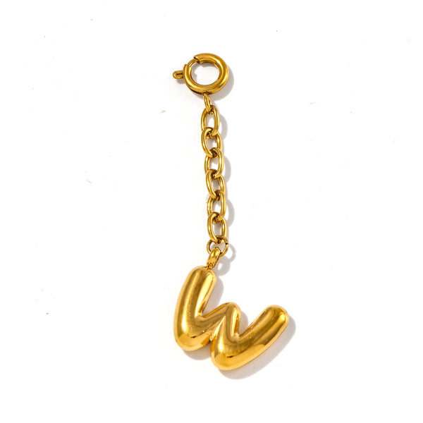 Unique Souls - Bubble Letter Bikini Charms Hinged Clip Clasp - Made for the Water