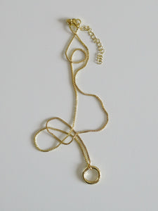 Sabrina -  Charm Holder Necklace