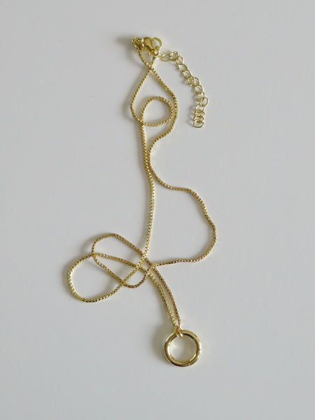 Sabrina -  Charm Holder Necklace