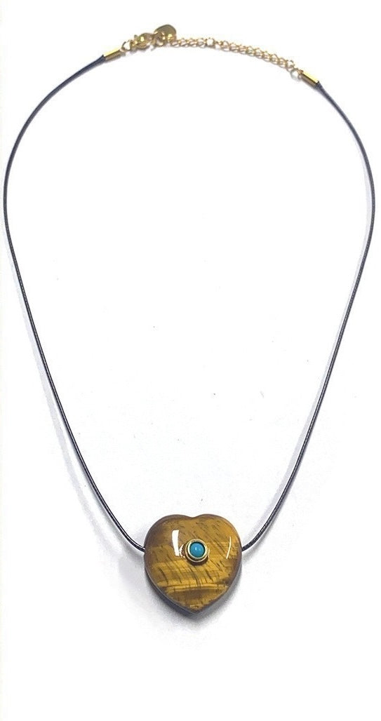 Seacliff Heart Cord Necklace
