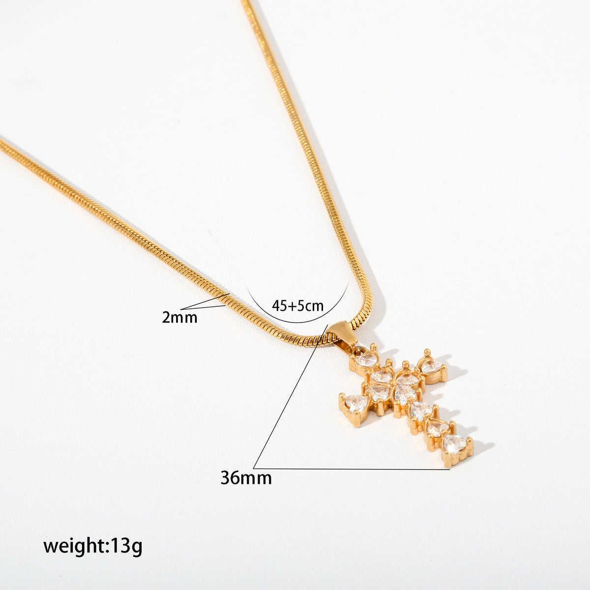 Holy Cross Necklace Stack