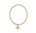 Florette Cross Beaded Waterproof Non-Tarnish Bracelets