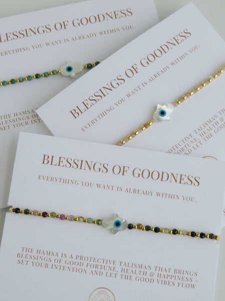 Pearl Hamsa Bracelet
