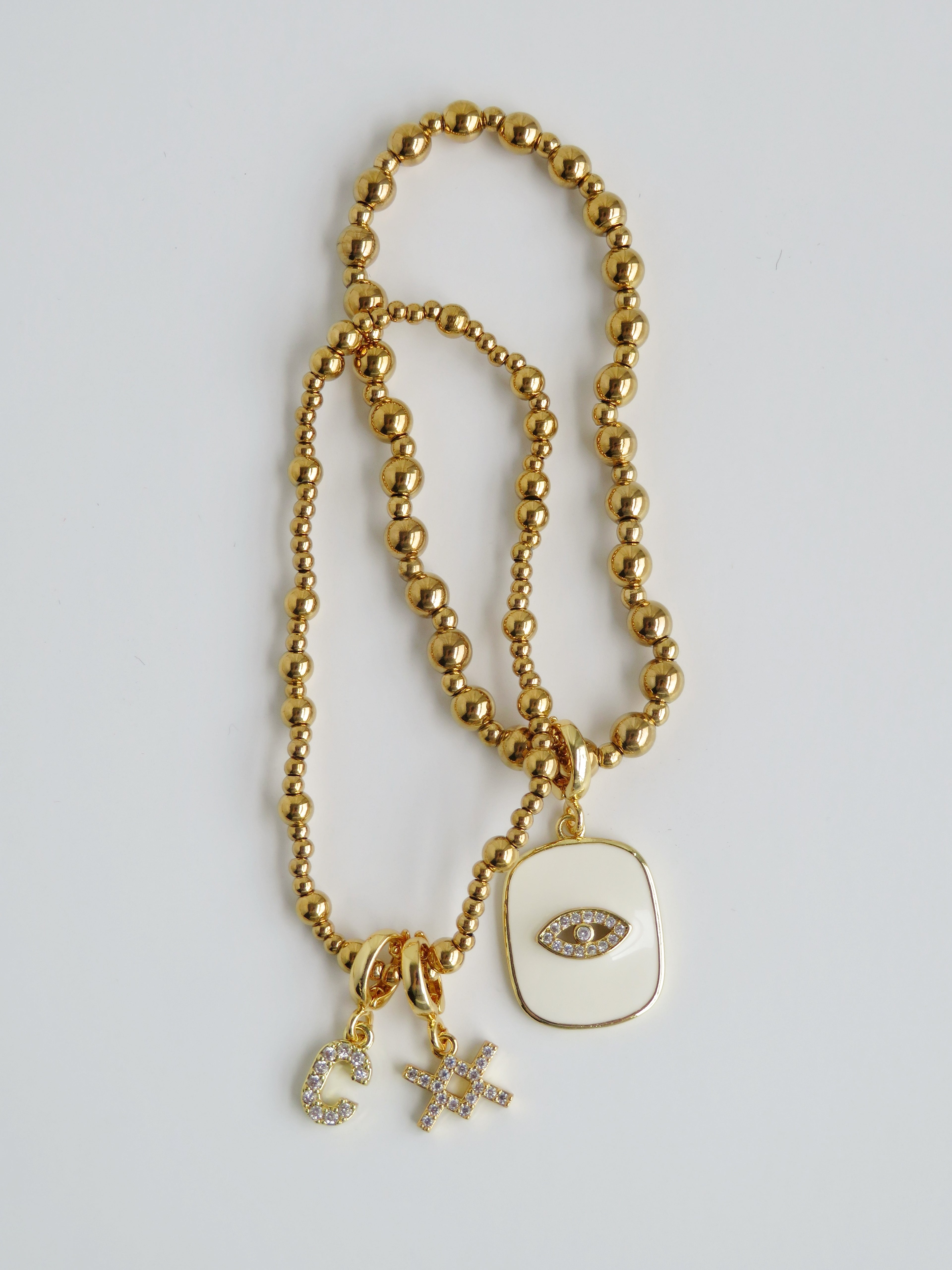 Protect Your Energy - Evil Eye Charms with Hinged Clasp