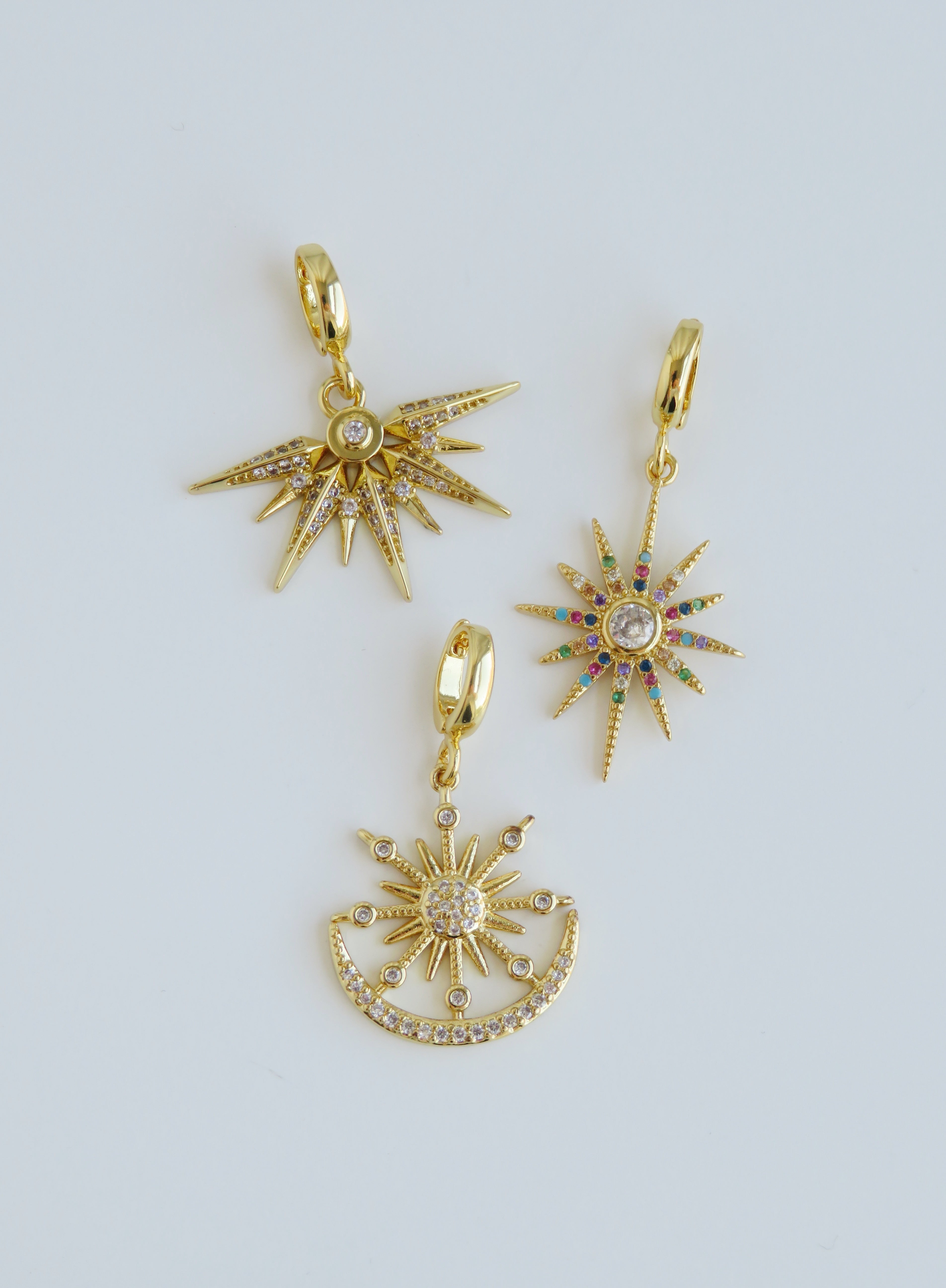 Celestial Charms with Hinged Clasp