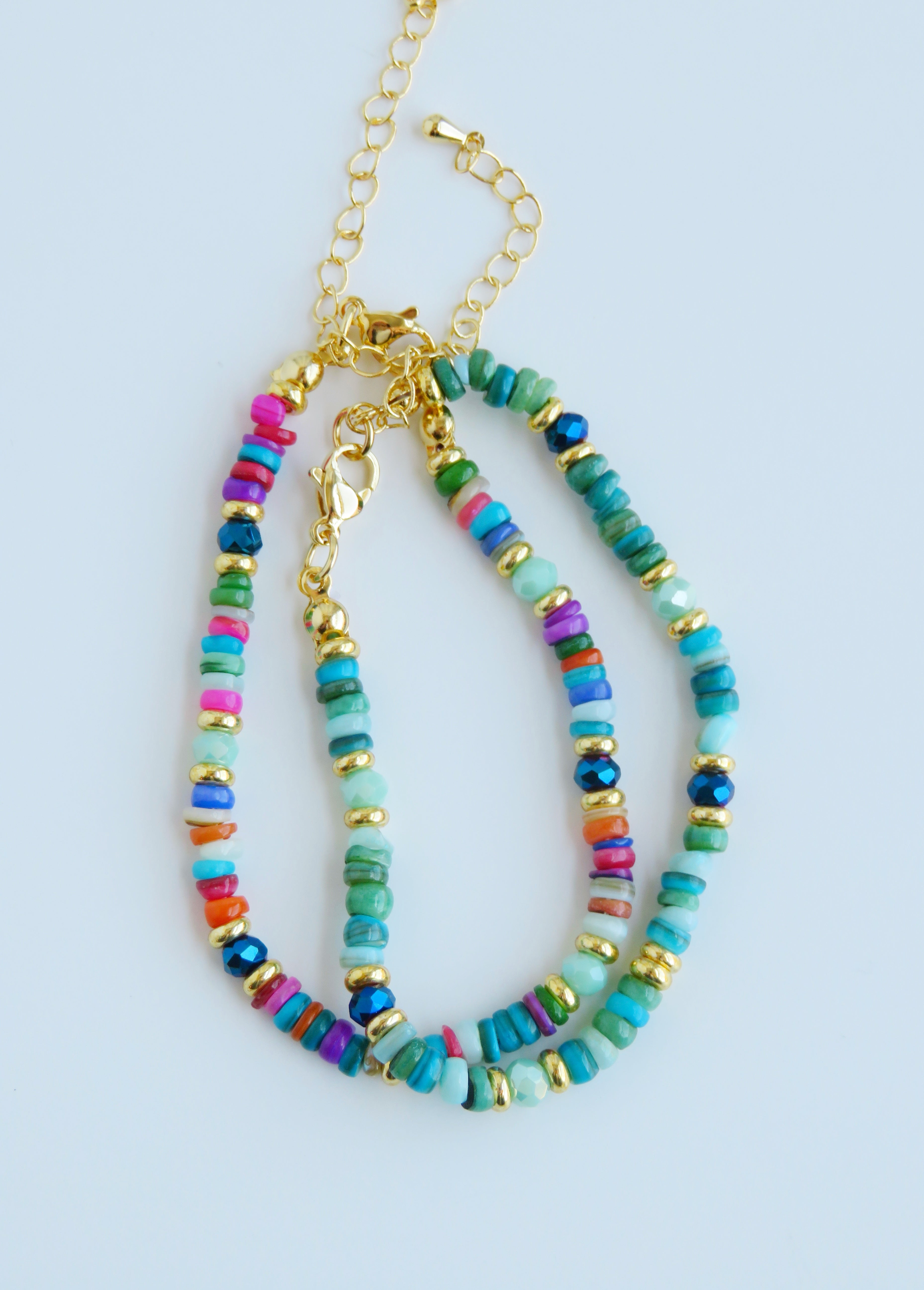 Beaded Link Bracelets