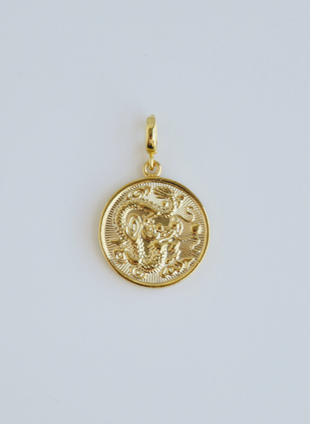 Golden Charms with Hinged Clasp