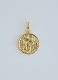 Golden Charms with Hinged Clasp