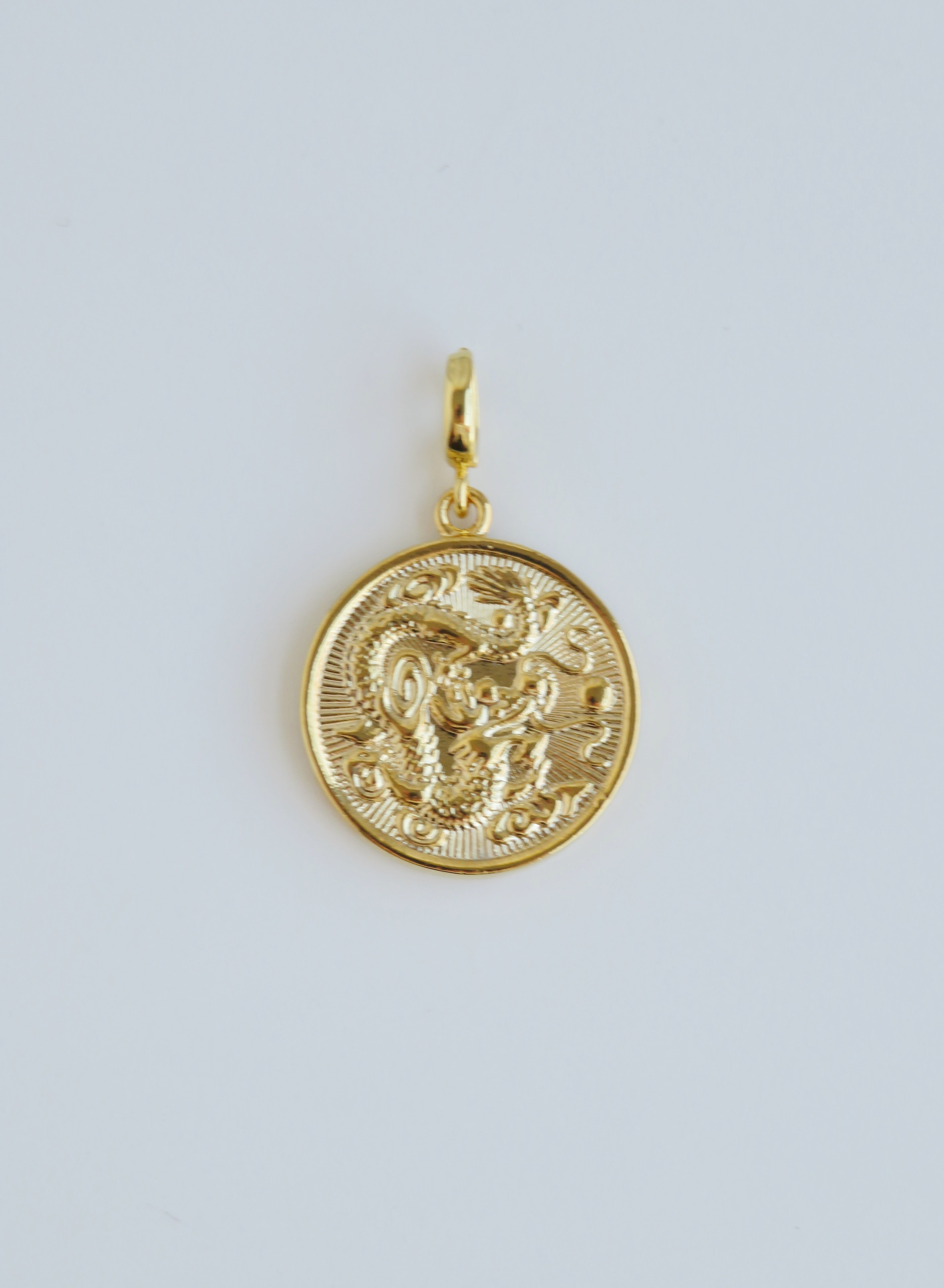 Golden Charms with Hinged Clasp
