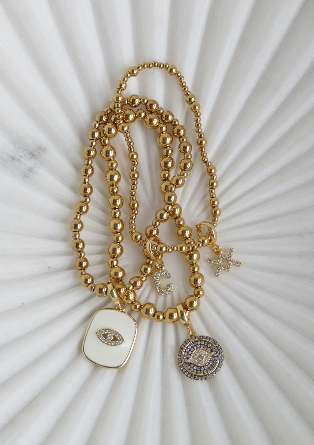 Protect Your Energy - Evil Eye Charms with Hinged Clasp