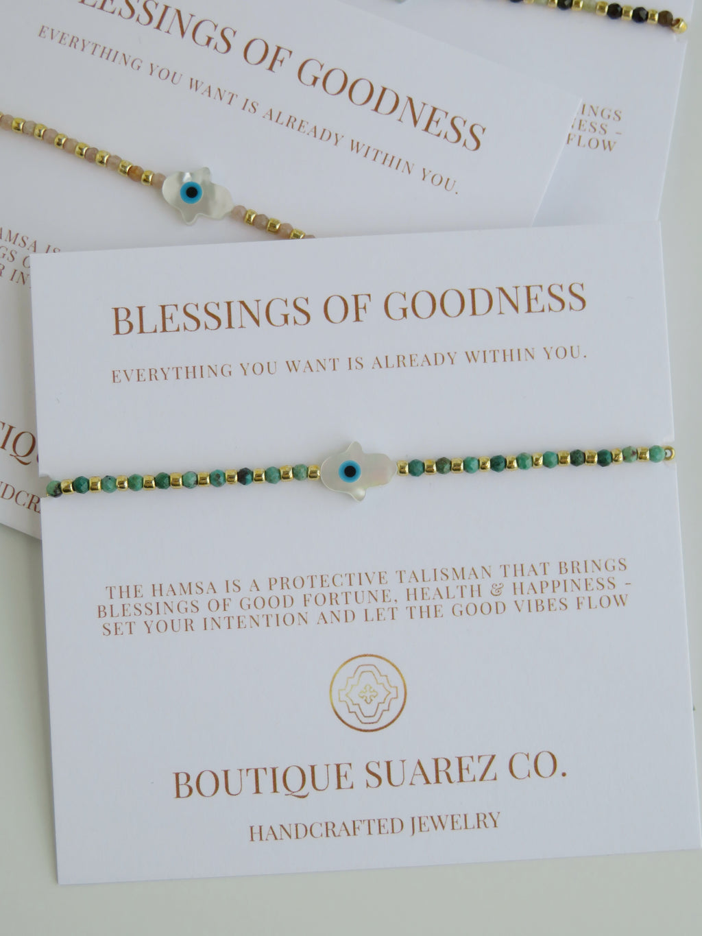 Pearl Hamsa Bracelet