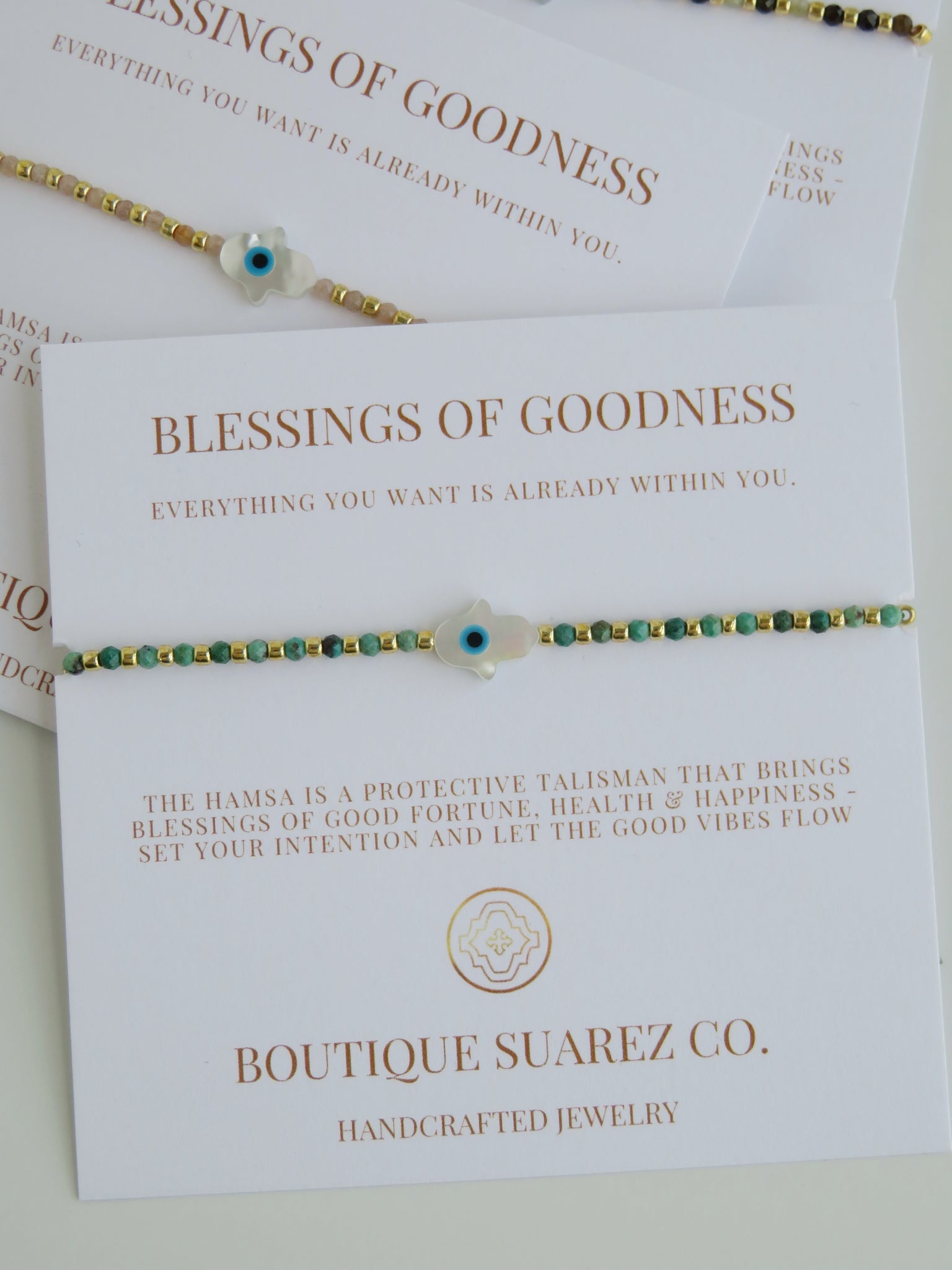 Pearl Hamsa Bracelet