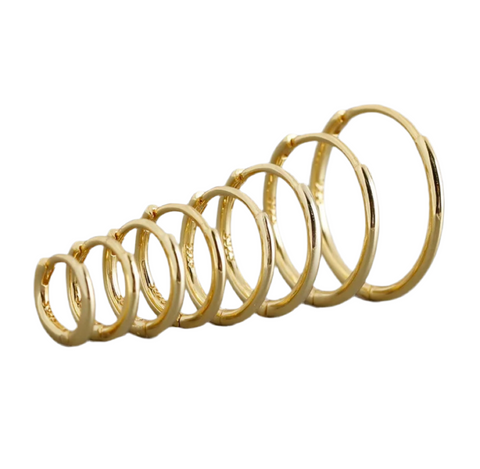 Classic Minimal Hoop Earrings