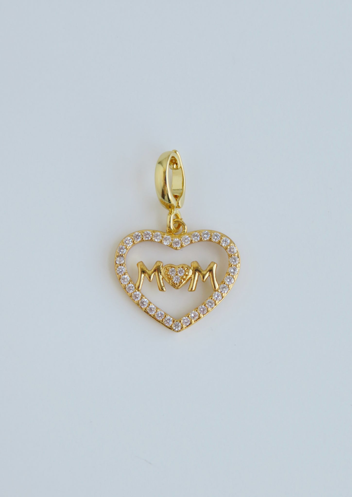 Mom Charmswith Hinged Clasp